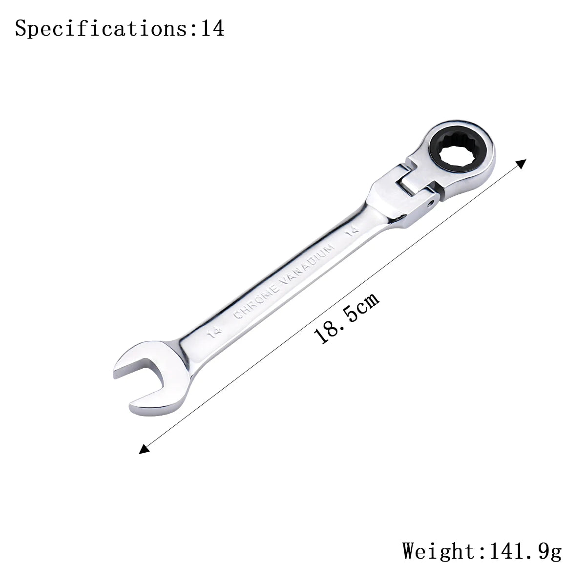 Ratchet Wrench of Keys Spanner Set: