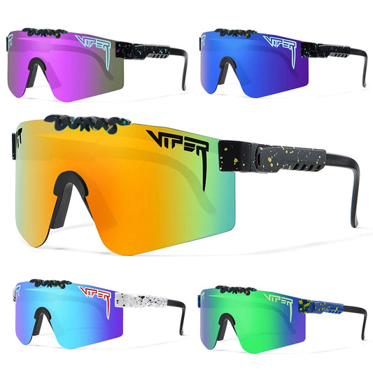 Adult UV400 Pit Viper Style Sport Sunglasses: