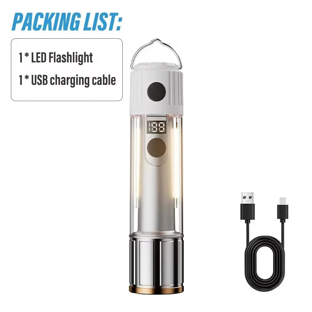 Rechargeable LED Portable Light Super Bright Flashlight
