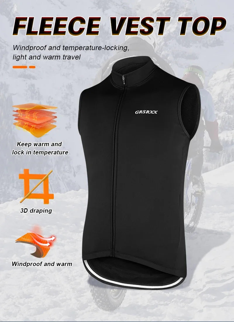 GRSRXX Thermal Winter Cycling Jacket MTB Bike Coat