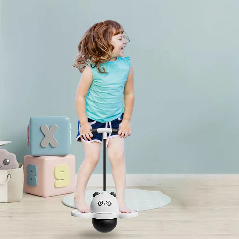 Panda Jumping Ball ā a bouncy exercise ball with a handle,