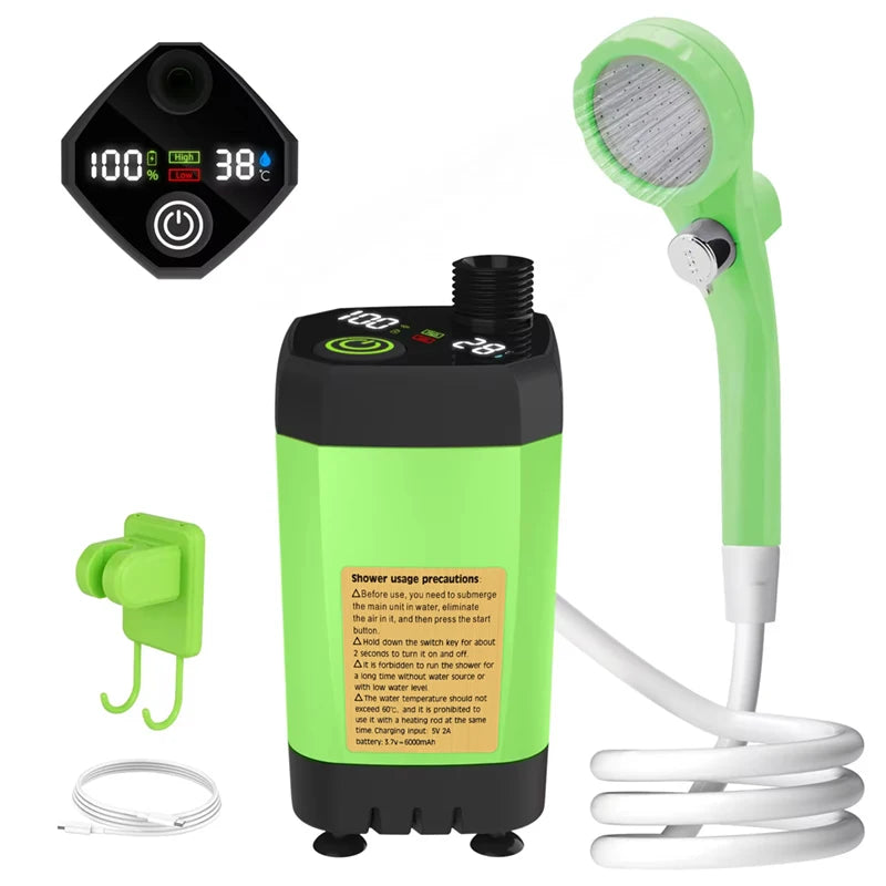 Camping Shower Pump or RV Outdoor Shower Kit