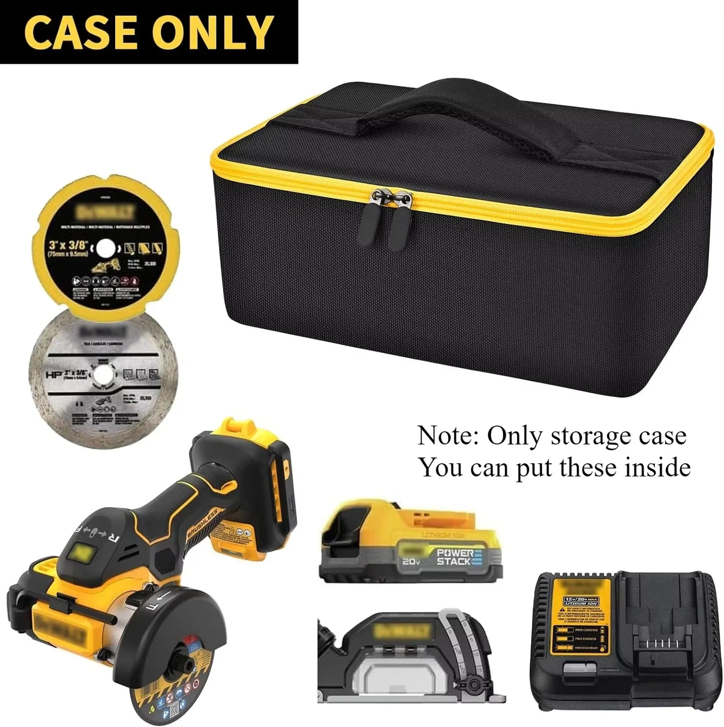 Storage Bag/Case for DEWALT DCS438B Cut Off Tool: