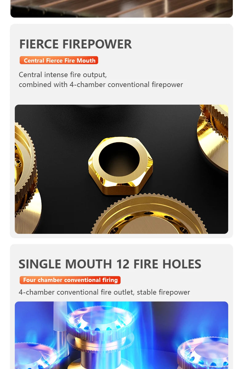 high-firepower cassette burner ideal for outdoor