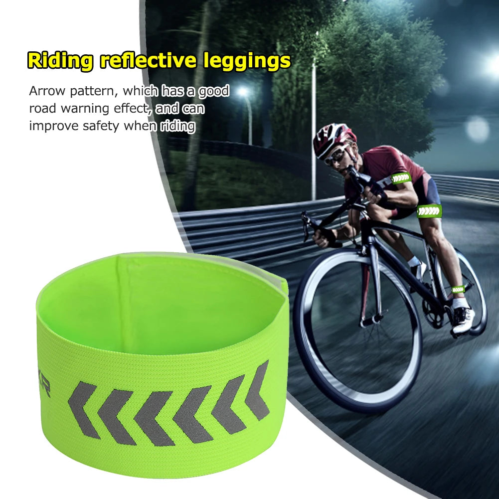 5-20PCS Reflective Beam Belts Multifunction Arm Ankle Leg Safety Bands for Cycling Durable Adjustable for Joggers Bikers Walkers