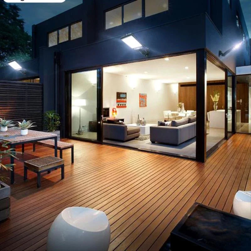 Solar Outdoor Led Courtyard Wall Lamp Human Body Induction Garden