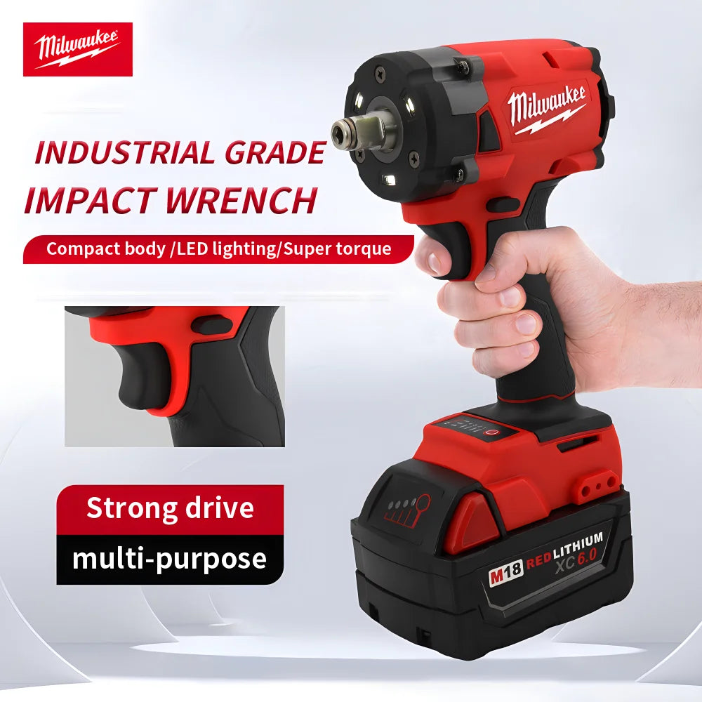 Milwaukee Cordless Impact Wrench 300N·m: