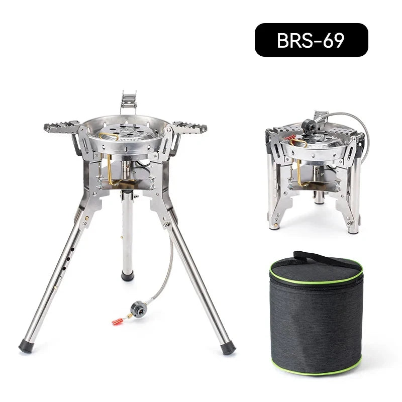 Foldable Gas Burner Camping Picnic Windproof Stove