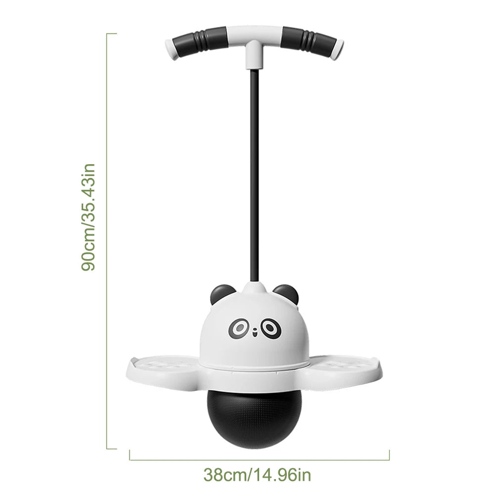 Panda Jumping Ball ā a bouncy exercise ball with a handle,