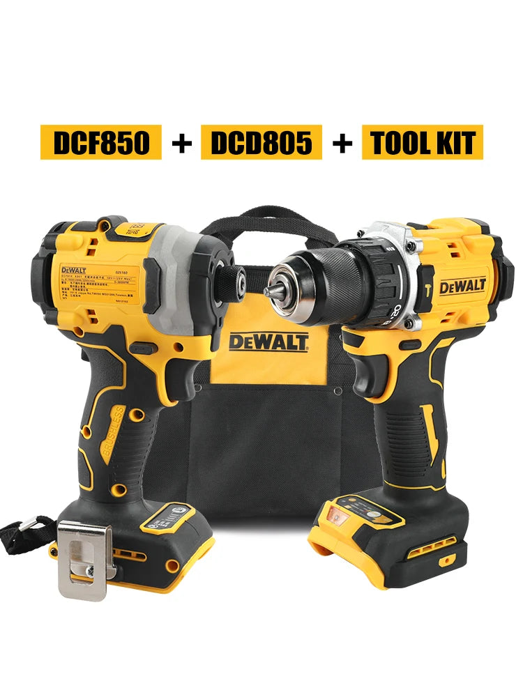 DeWalt Brushless Electric Drill/Screwdriver Combo (DCF805/DCD850):