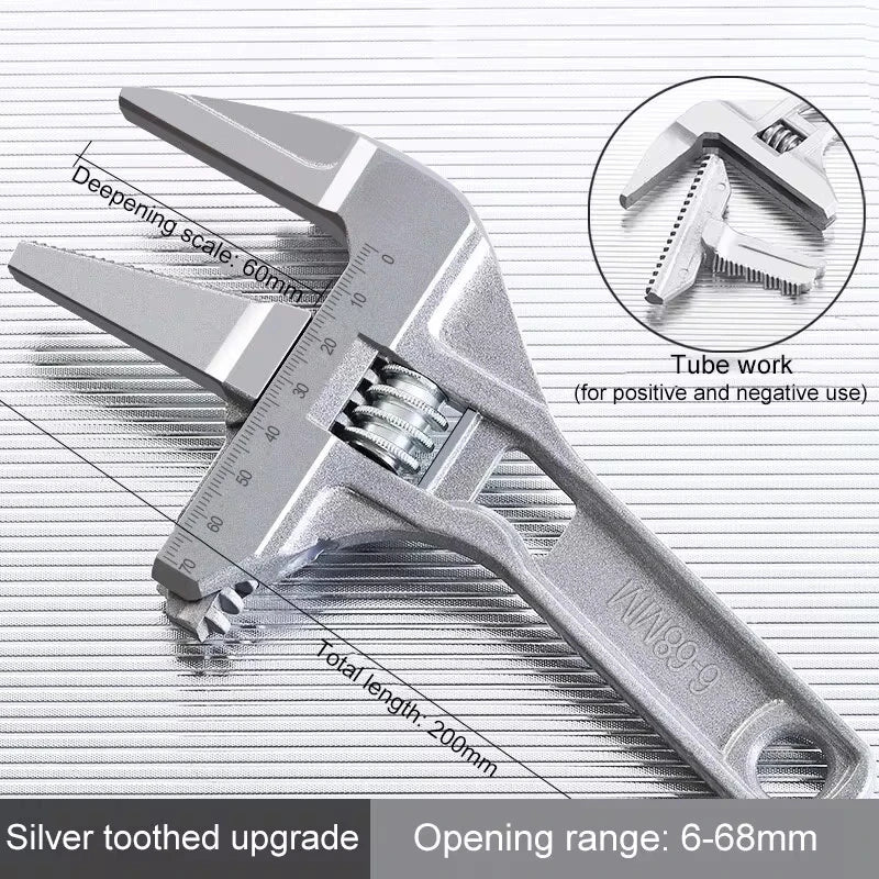 Multi-Function Adjustable Wrench