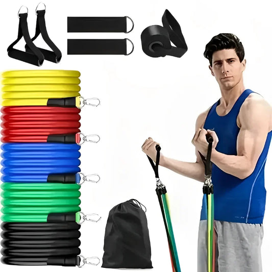 portable resistance bands often sold online for home