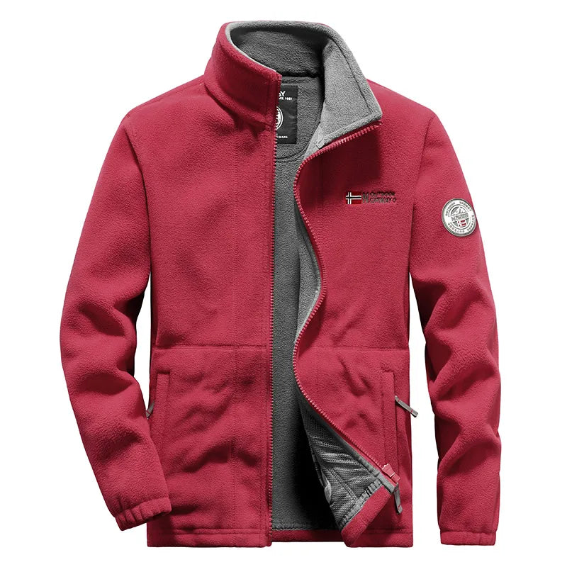 men's winter polar fleece jackets