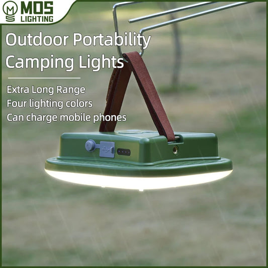 MOSLIGHTING Camping Lantern 80W 7500K Torch Flashlight i