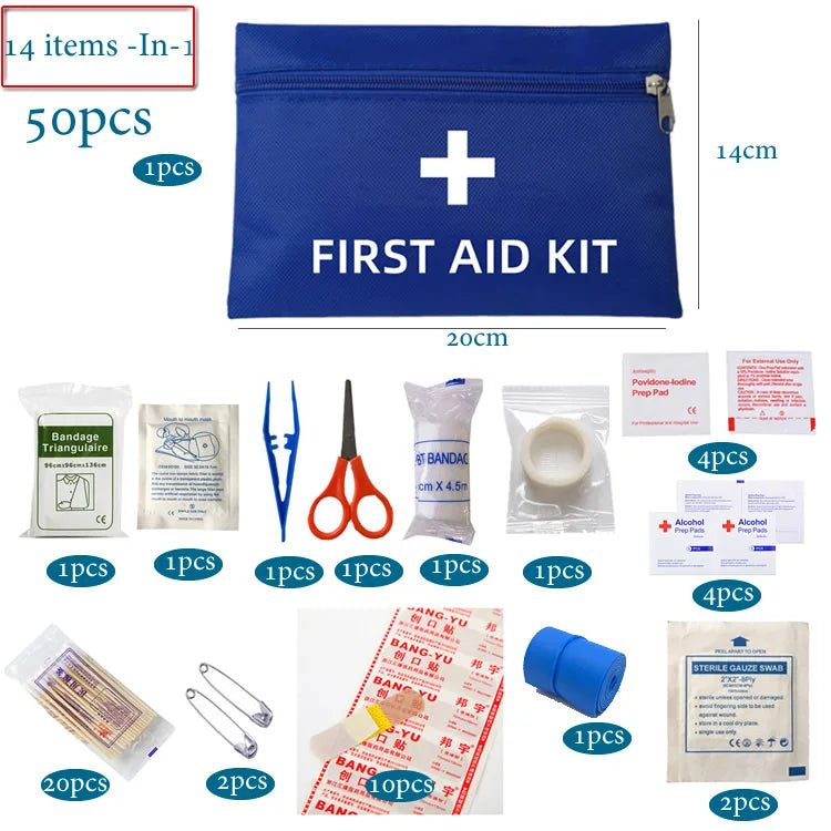 Red Emergency Medical Kit