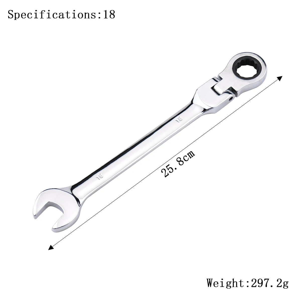 Ratchet Wrench of Keys Spanner Set: