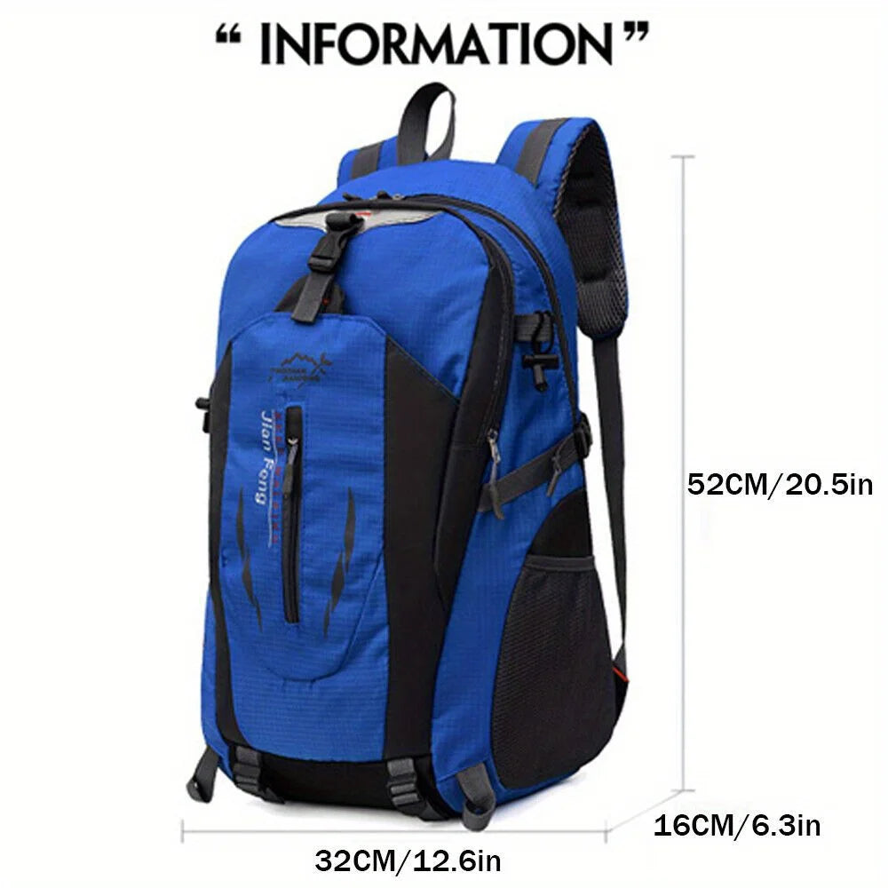 Men's Outdoor Hiking Backpack – Large Capacity, Lightweight, Waterproof