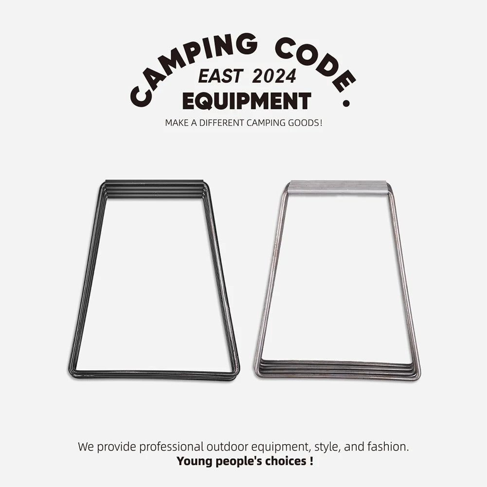 1 or 2-piece set of folding cooler box stands made of aluminum alloy,