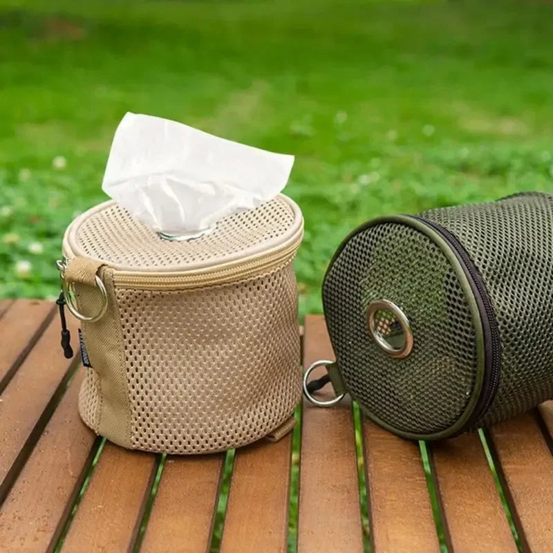 Portable Camping Tissue Holder with Hook