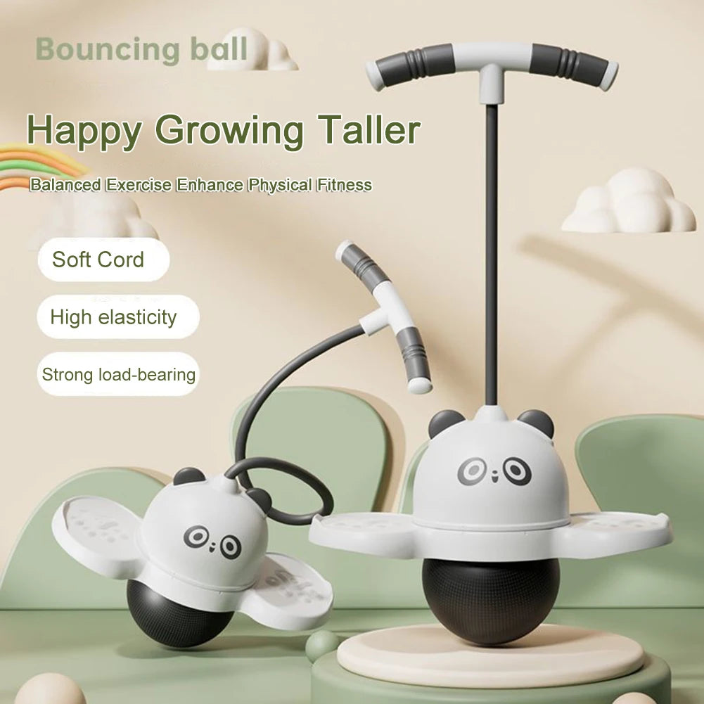 Panda Jumping Ball ā a bouncy exercise ball with a handle,