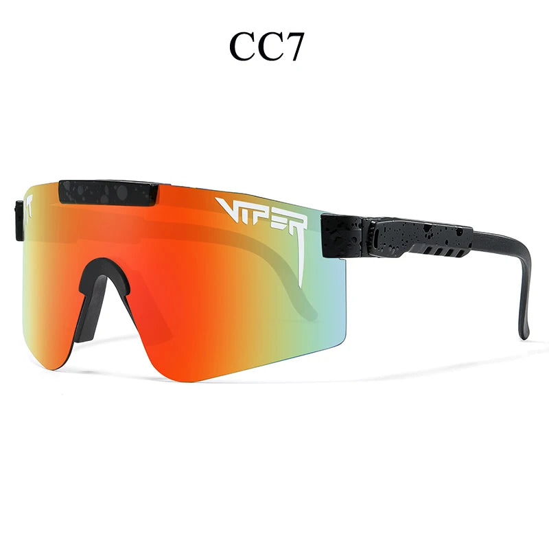 Adult UV400 Pit Viper Style Sport Sunglasses: