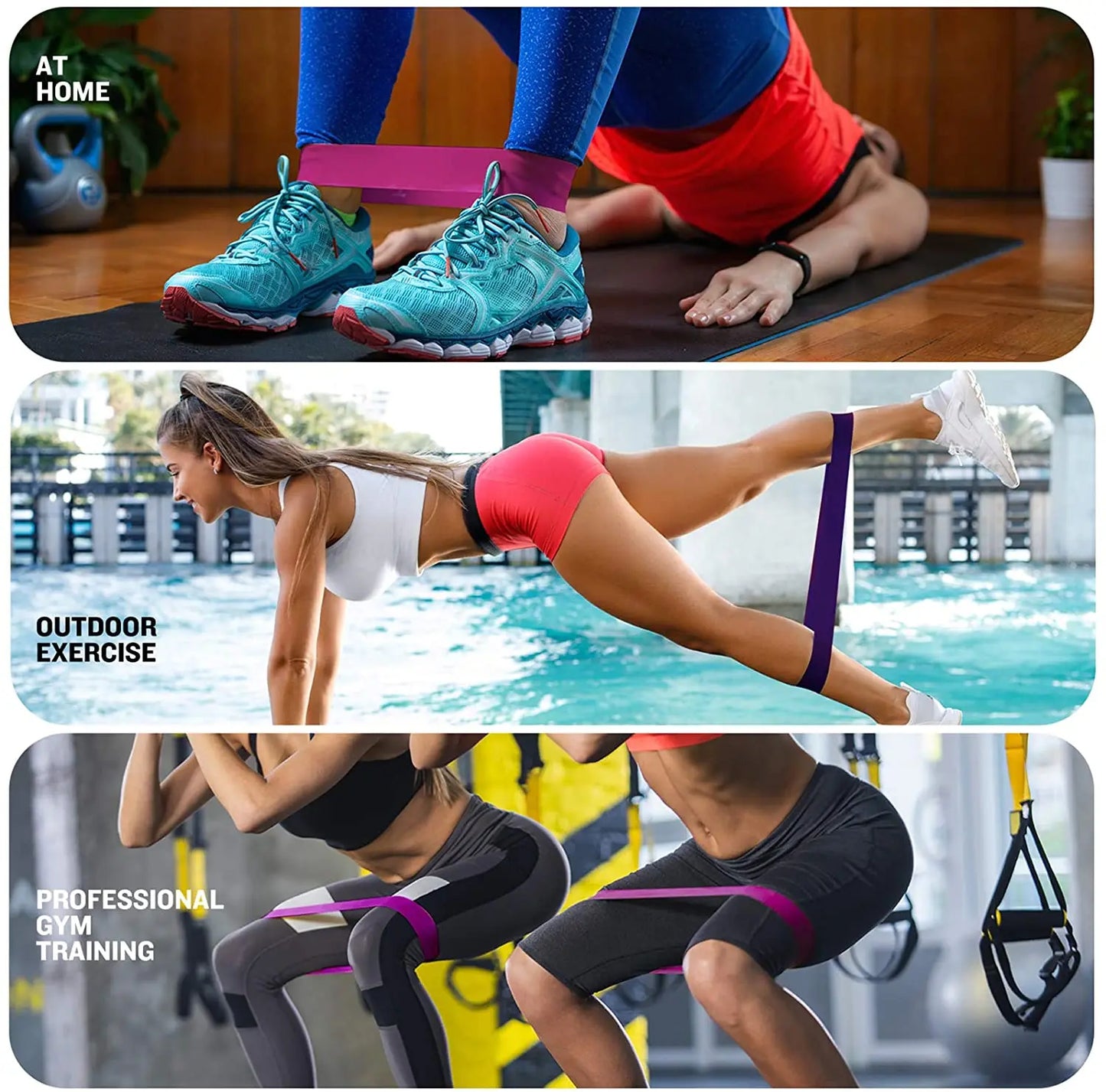 resistance bands used for fitness