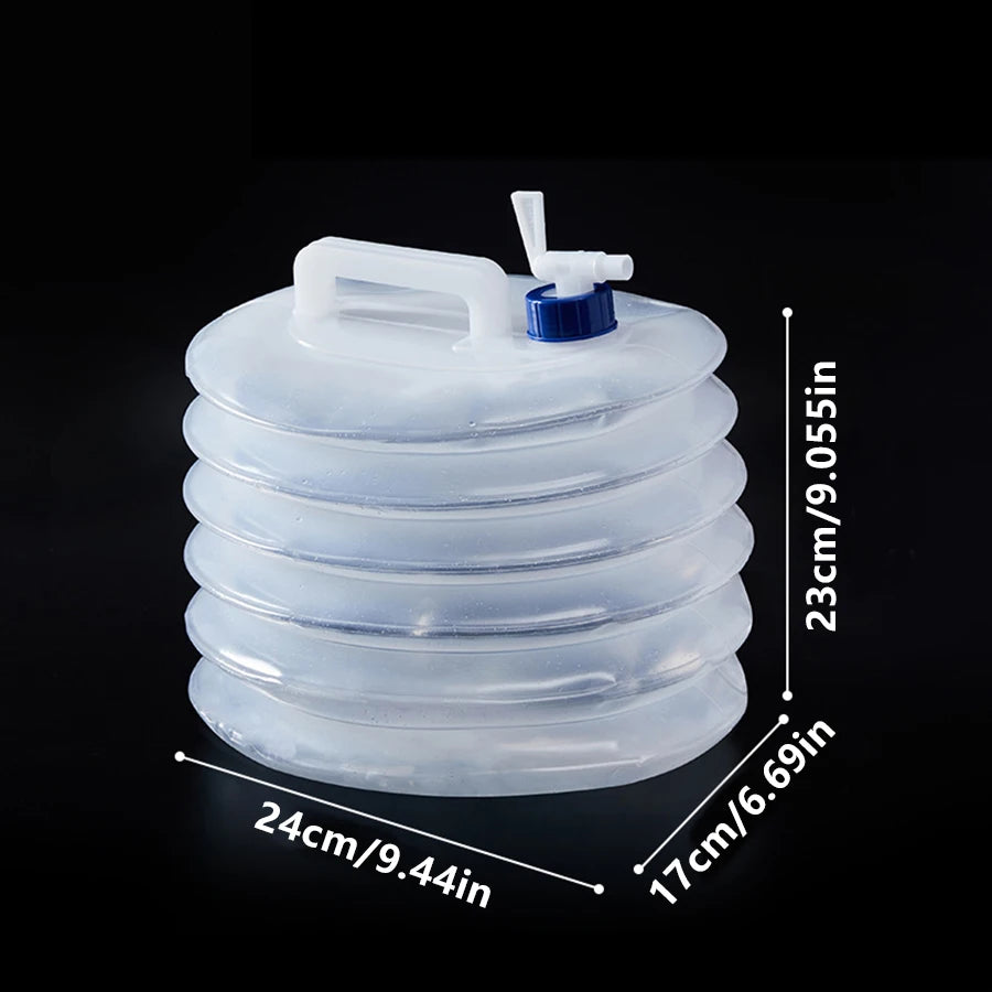 Portable 5L/10L/15L Outdoor Foldable Water Carrier Container