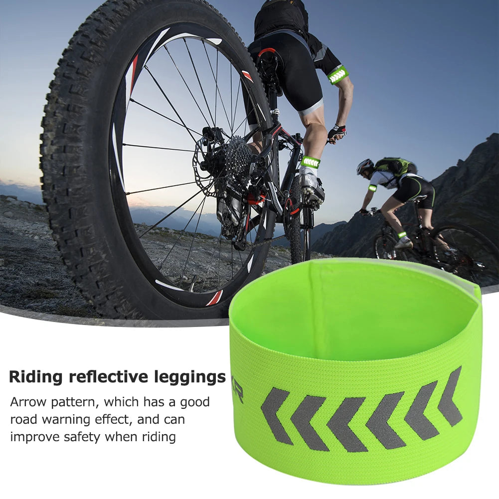5-20PCS Reflective Beam Belts Multifunction Arm Ankle Leg Safety Bands for Cycling Durable Adjustable for Joggers Bikers Walkers