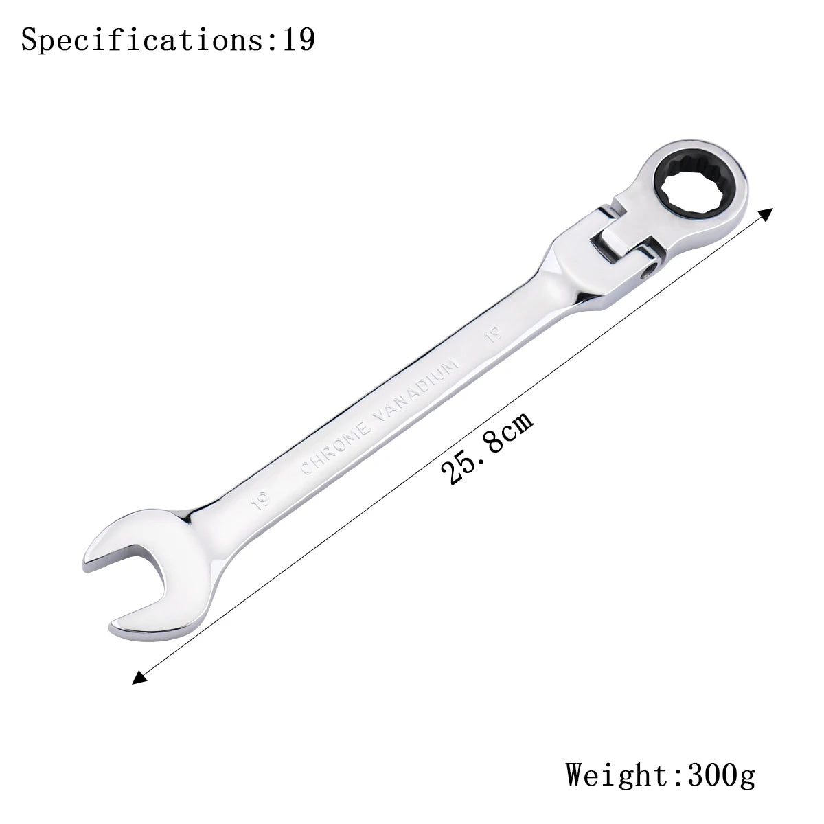 Ratchet Wrench of Keys Spanner Set: