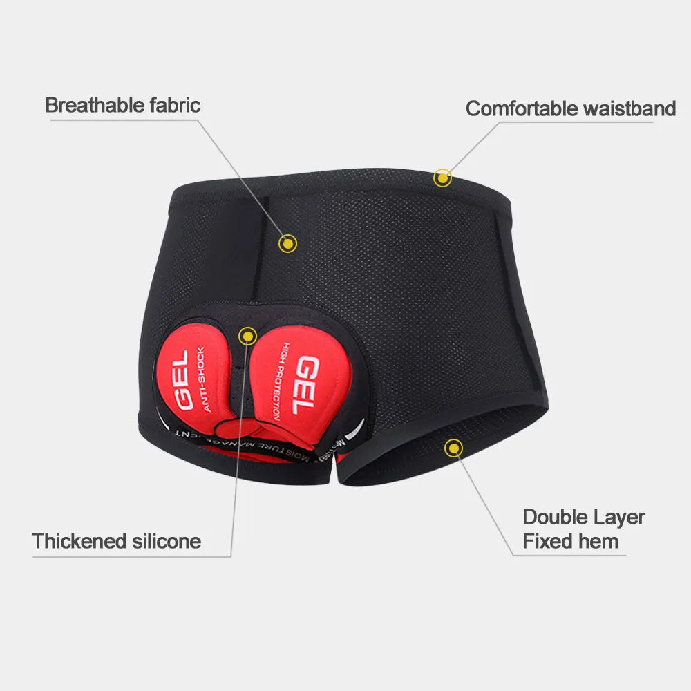 NEWBOLER Cycling Underwear Shorts
