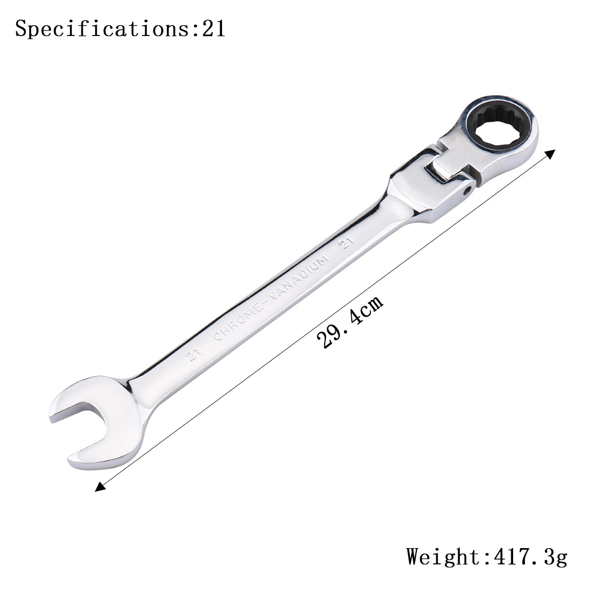 Ratchet Wrench of Keys Spanner Set: