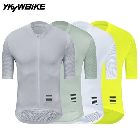 YKYWBIKE Men’s Cycling Jersey – Short Sleeve: