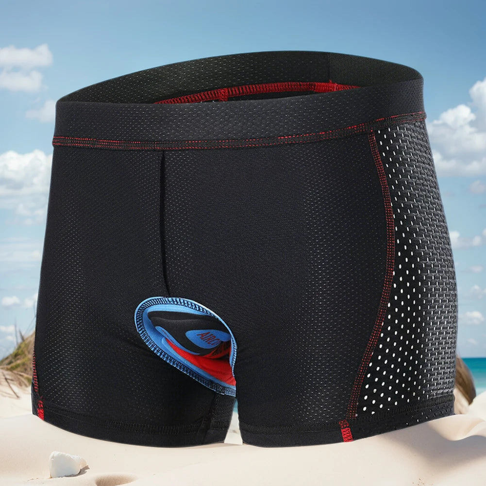 Breathable Cycling Shorts Men Mtb Pants Gel Pad Shorts Shockproof Bicycle Underpant Male Cycling Trousers Cycling Underwear
