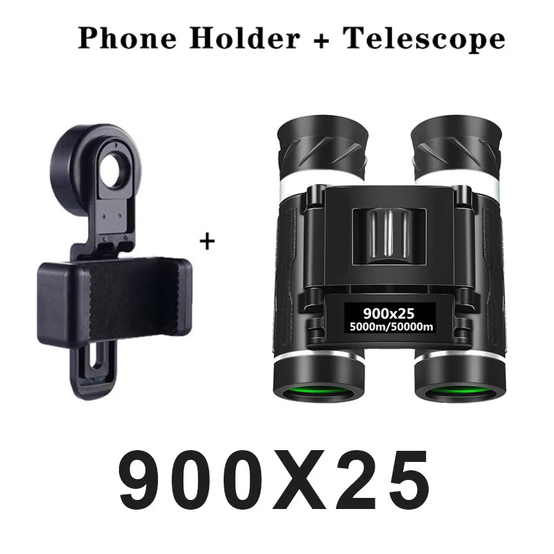 900x25 HD Zoom Portable Binoculars: