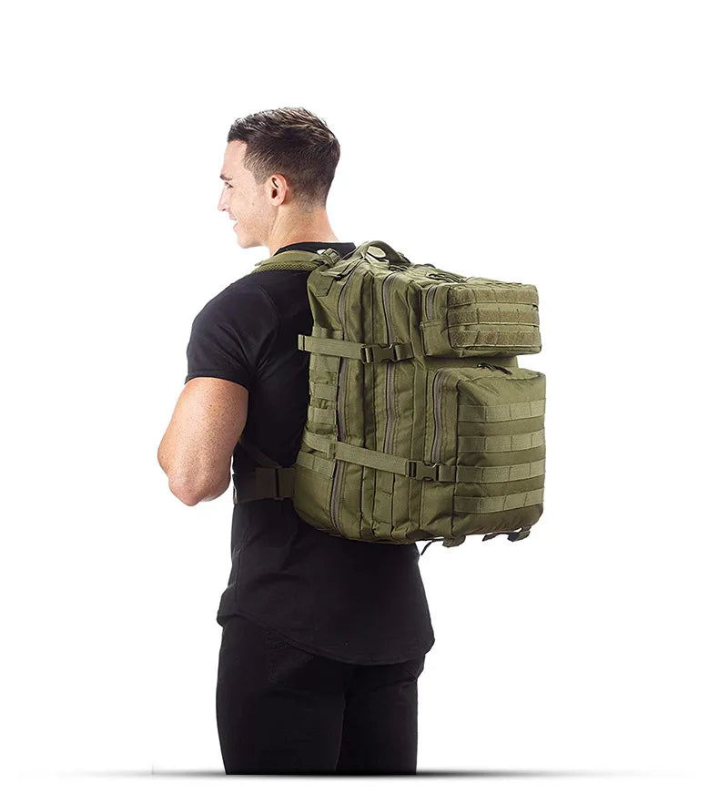 Multi-Functional Tactical Backpack – 50L / 35L / 25L | Waterproof & Large Capacity