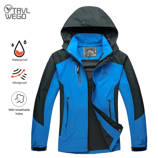 TRVLWEGO Camping Hiking Jacket for Men,