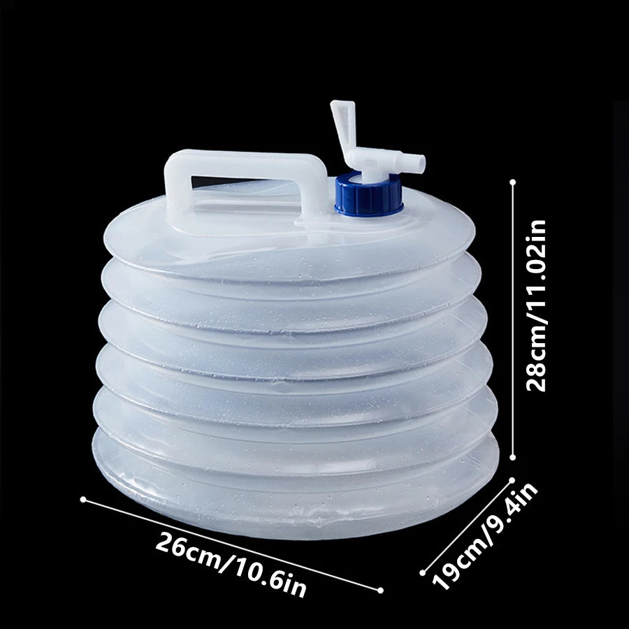 Portable 5L/10L/15L Outdoor Foldable Water Carrier Container