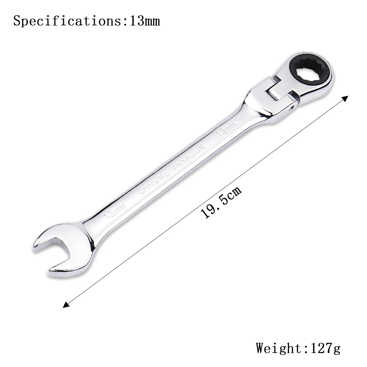 Ratchet Wrench of Keys Spanner Set: