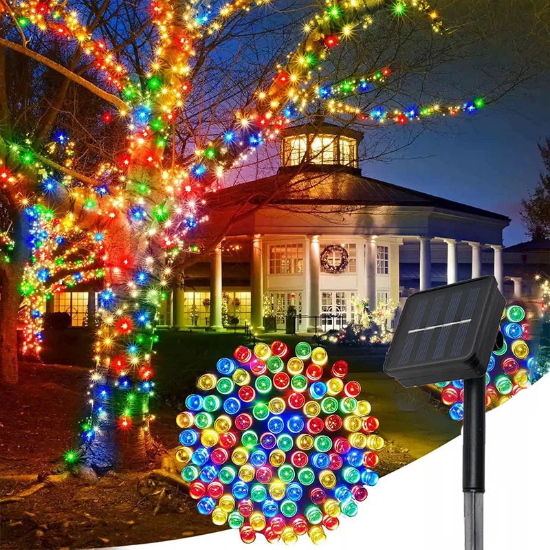 Christmas garland lights,