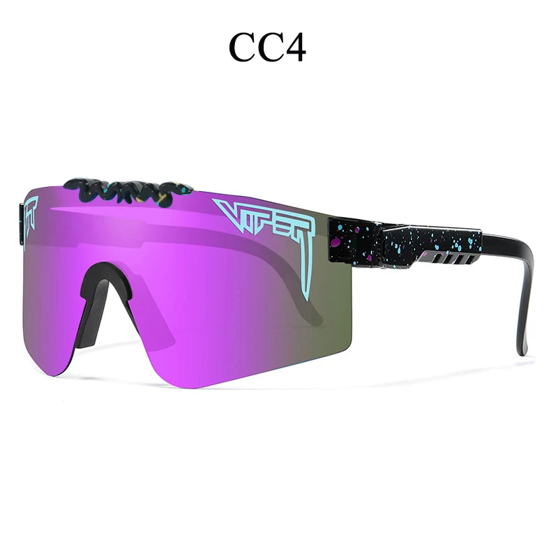 Adult UV400 Pit Viper Style Sport Sunglasses: