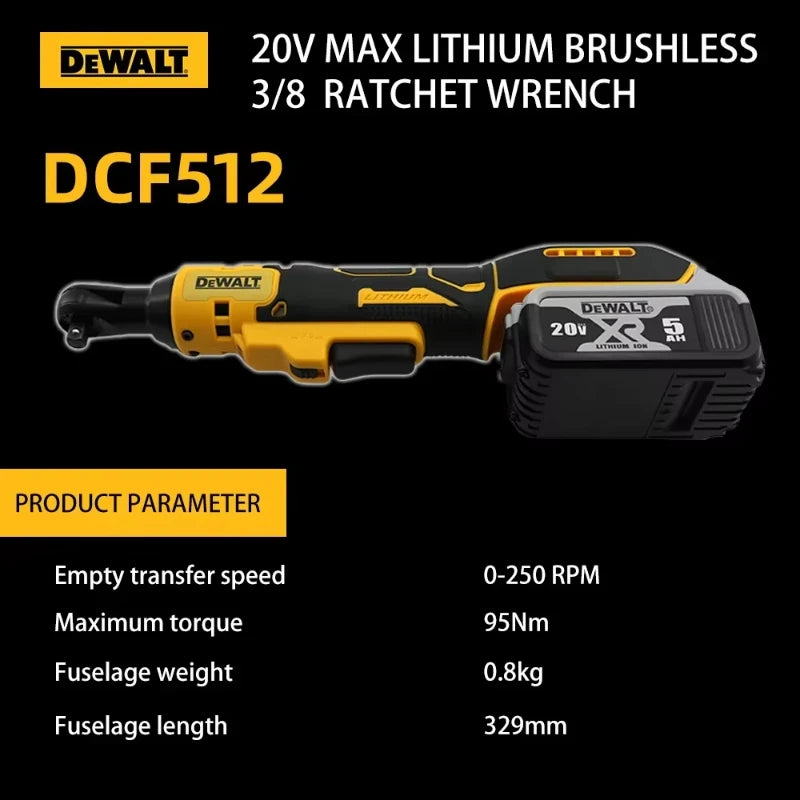 Dewalt DCF512 Brushless Electric Ratchet Wrench: