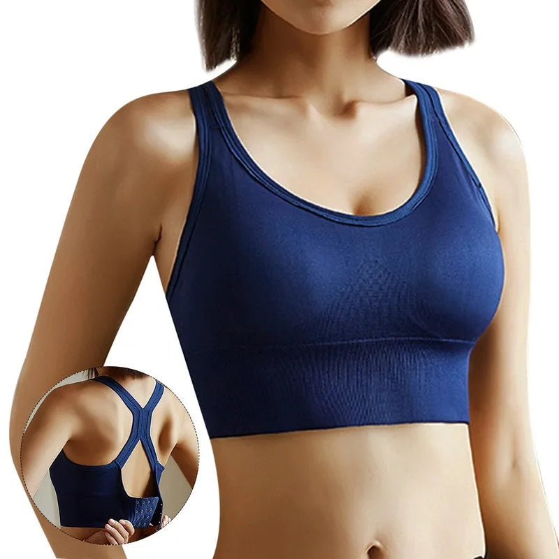Hollow Breathable Crop Top for Gym, Running, and Fitness