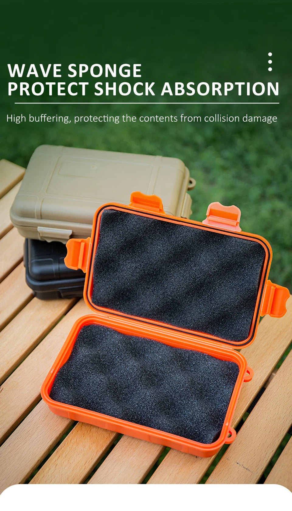 EDC Tool Box Outdoor Camping Survival Kit β Shockproof & Waterproof Case