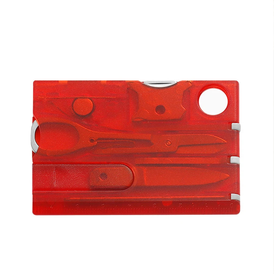 12-in-1 Portable Hiking Card Tool
