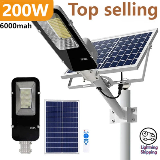 200W solar street light, powerful outdoor solar light,