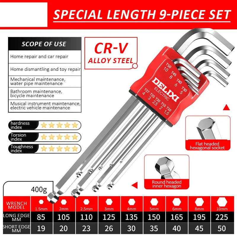 DELIXI ELECTRIC Allen Key Set: