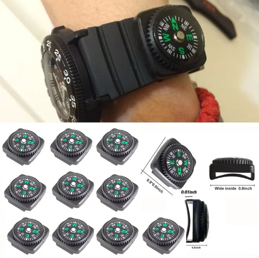 10pcs/lot Mini Wristband Compass"