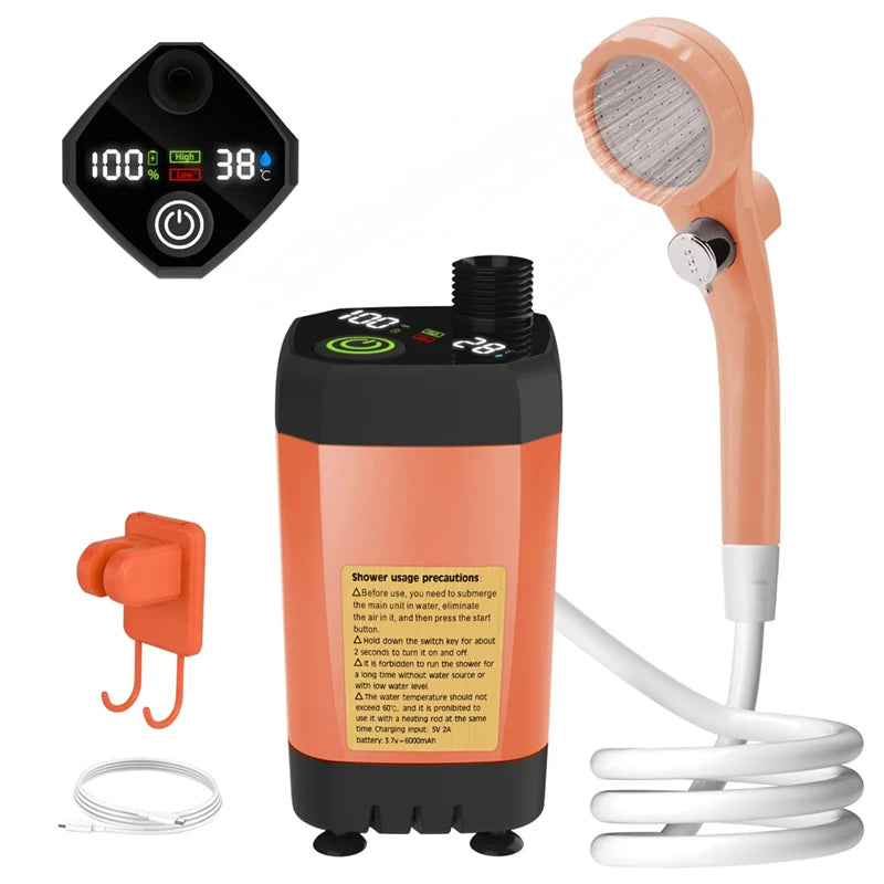 Camping Shower Pump or RV Outdoor Shower Kit