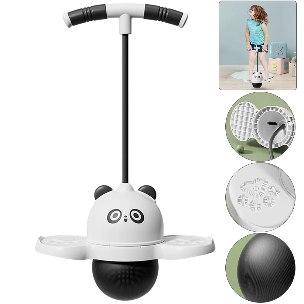 Panda Jumping Ball ā a bouncy exercise ball with a handle,