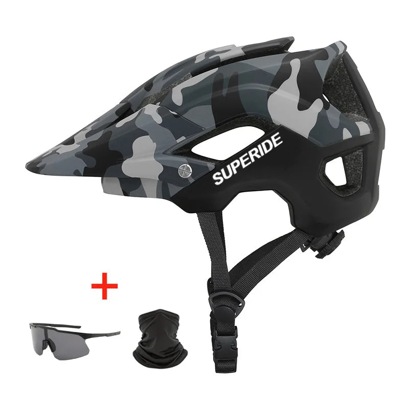 SUPERIDE In-mold DH MTB Bicycle Helmet